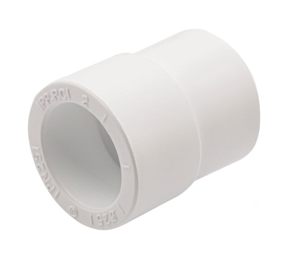 Переходная муфта VRT 32/25, наружная/внутренняя, EVER plast, белый 537523