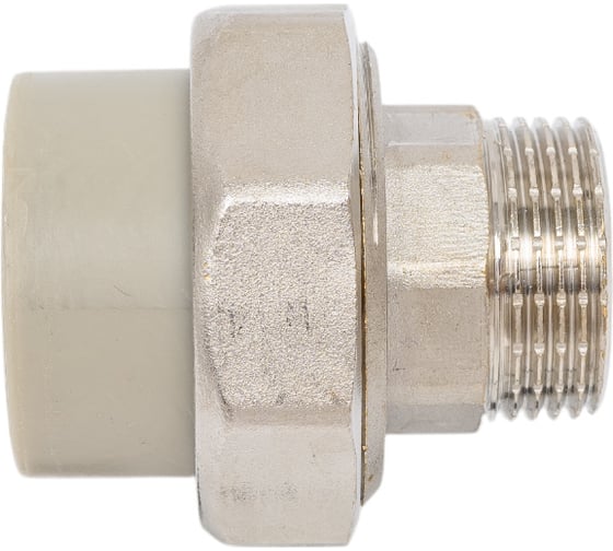 Комбинированная муфта VRT разъемная, наружная, 25х3/4", EVER plast, серый 515317