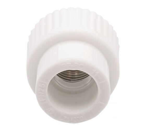 Комбинированная муфта VRT внутренняя, 20х1/2", EVER plast, белый 538225
