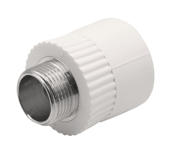 Комбинированная муфта VRT наружная, 32х3/4", EVER plast, белый 538244 1