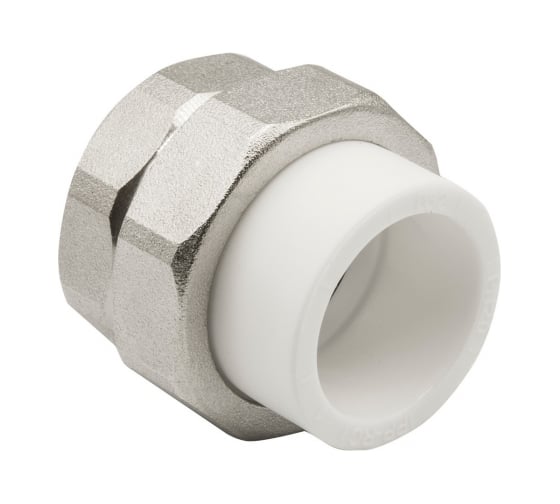 Комбинированная муфта VRT разъемная, внутренняя, 32х1 1/4", EVER plast, белый 532443
