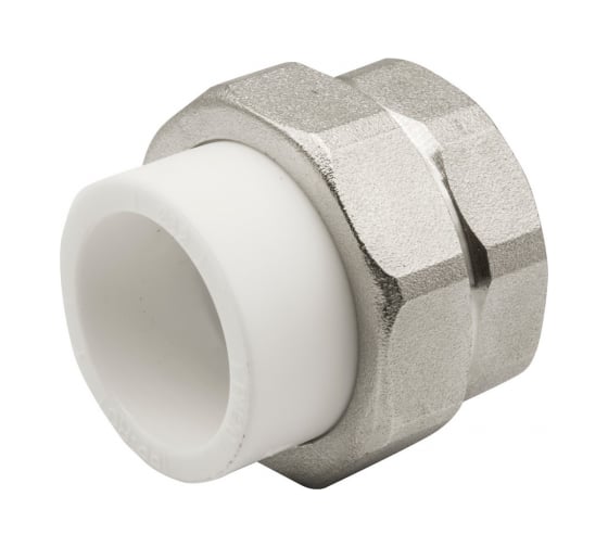 Комбинированная муфта VRT разъемная, внутренняя, 32х1 1/4", EVER plast, белый 532443