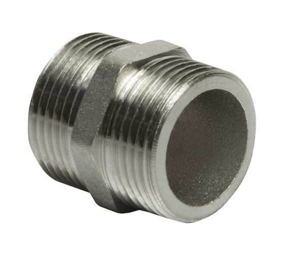 Ниппель VRT 3/4", наружная/наружная, никель 1900-002020 503035