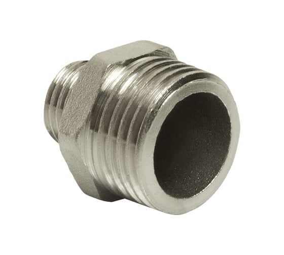 Переходной ниппель VRT 1/2"-1/4", наружная/наружная, никель 1909-001508 505348