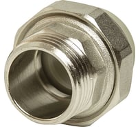 Комбинированная муфта VRT разъемная, наружная, 20х3/4", EVER plast, серый 538325