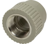 Комбинированная муфта VRT внутренняя, 20х3/4", EVER plast, серый 538310