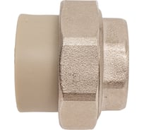 Комбинированная муфта VRT разъемная, наружная, 32х3/4", EVER plast, серый 538326