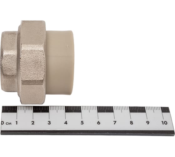 Комбинированная муфта VRT разъемная, наружная, 32х3/4", EVER plast, серый 538326