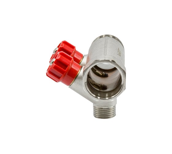 Коллектор VRT 1"x1/2", с регулировочными вентилями, 2 выхода 524073