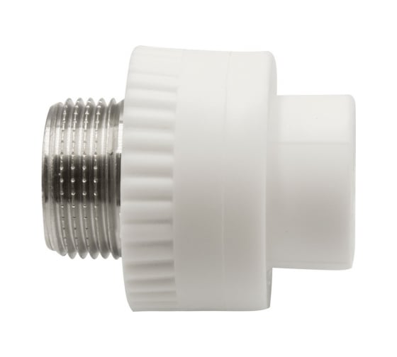 Комбинированная муфта VRT наружная, 20х3/4", EVER plast, белый 538240