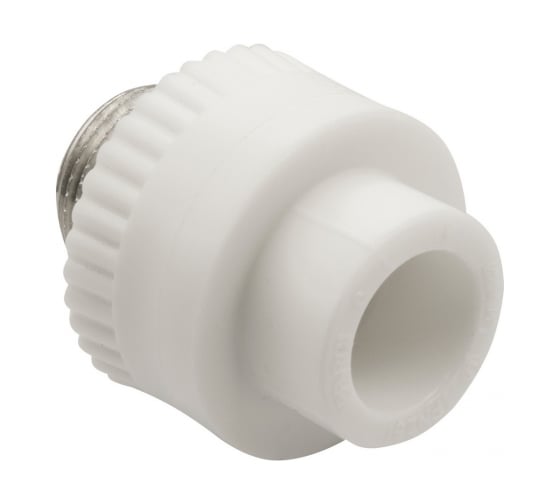 Комбинированная муфта VRT наружная, 20х3/4", EVER plast, белый 538240