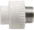 Комбинированная муфта VRT наружная, 20х3/4", EVER plast, белый 538240 6