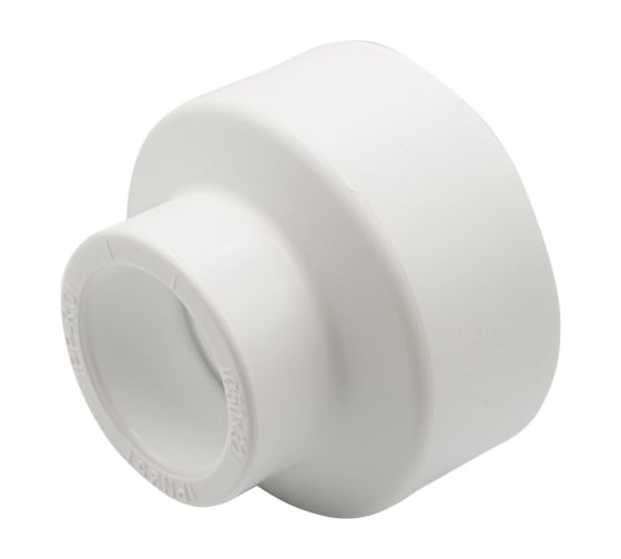 Переходная муфта VRT 50/32, внутренняя/внутренняя, EVER plast, белый 537507 1