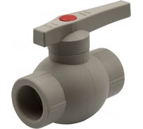 Шаровой кран VRT 25, ручка, PP-R EVER plast, серый 538455