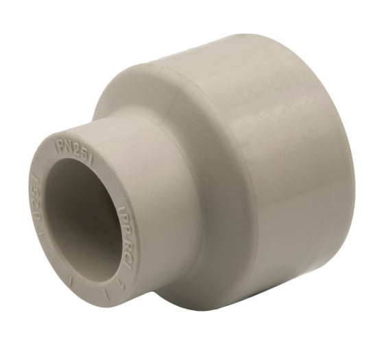 Переходная муфта VRT 50/25, наружная/внутренняя, EVER plast, серый 538355