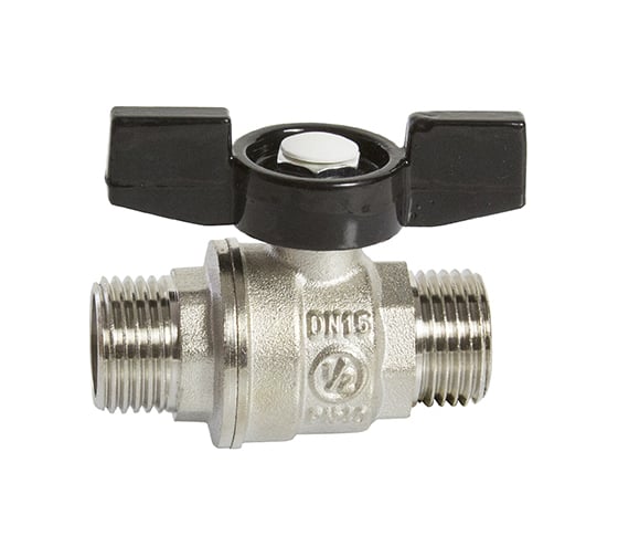 Шаровой кран VRT 1/2", наружная/наружная, бабочка 538657