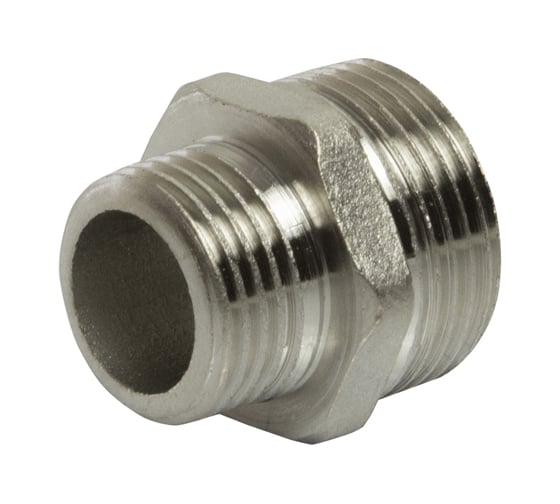 Переходной ниппель VRT 3/4"-1/2", наружная/наружная, никель 1909-002015 281161 1
