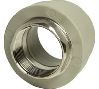Комбинированная муфта VRT внутренняя, 50х1 1/2", под ключ, EVER plast, серый 538317