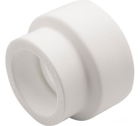 Переходная муфта VRT 63/50, внутренняя/внутренняя, EVER plast, белый 537520
