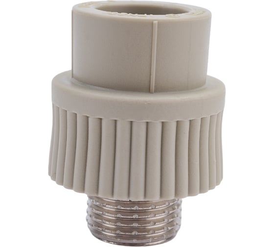 Комбинированная муфта VRT наружная, 20х1/2", EVER plast, серый 538327