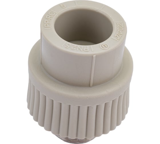 Комбинированная муфта VRT наружная, 20х1/2", EVER plast, серый 538327