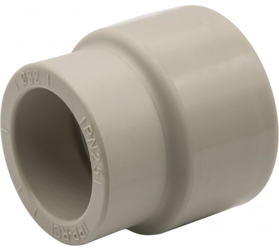 Переходная муфта VRT 50/32, наружная/внутренняя, EVER plast, серый 538356 1