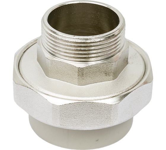 Комбинированная муфта VRT разъемная, наружная, 50х1 1/2", EVER plast, серый 526362