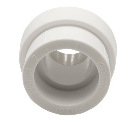 Комбинированная муфта VRT наружная, 50х1 1/2", под ключ, белый 538237