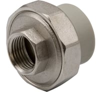Комбинированная муфта VRT разъемная, внутренняя, 25х1/2", EVER plast, серый 540011