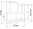 Переходная муфта VRT 1 1/2"-1", внутренняя/внутренняя, никель 1908-004025 505334 9