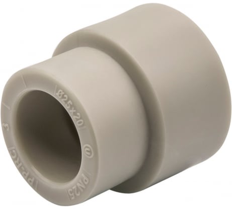 Переходная муфта VRT 25/20, внутренняя/внутренняя, EVER plast, серый 538333