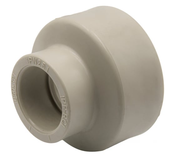 Переходная муфта VRT 50/32, внутренняя/внутренняя, EVER plast, серый 538341 1