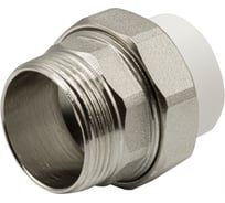 Комбинированная муфта VRT разъемная, наружная, 32х1 1/4" EVER plast, белый 532444