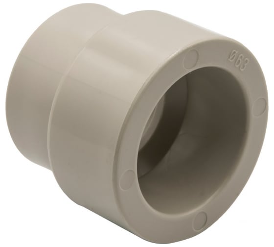 Переходная муфта VRT 63/40, наружная/внутренняя, EVER plast, серый 538361