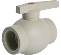 Шаровой кран VRT 40, ручка, PP-R EVER plast, серый 538460