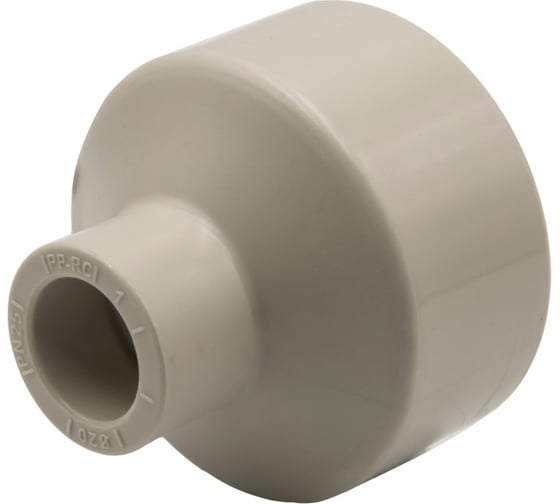 Переходная муфта VRT 63/20, наружная/внутренняя, EVER plast, серый 538358 1
