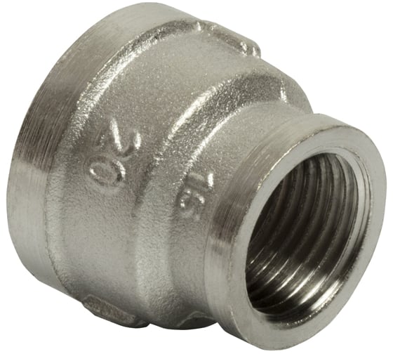 Переходная муфта VRT 3/4"-1/2", внутренняя/внутренняя, никель 1908-002015 503038