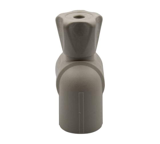 Шаровой кран VRT американка, 25-3/4", угловой, EVER plast, серый 538454