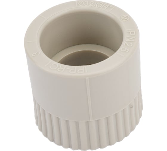 Комбинированная муфта VRT внутренняя, 32х3/4", EVER plast, серый 538314