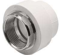 Комбинированная муфта VRT внутренняя, 40х1 1/4", под ключ, EVER plast, белый 538236