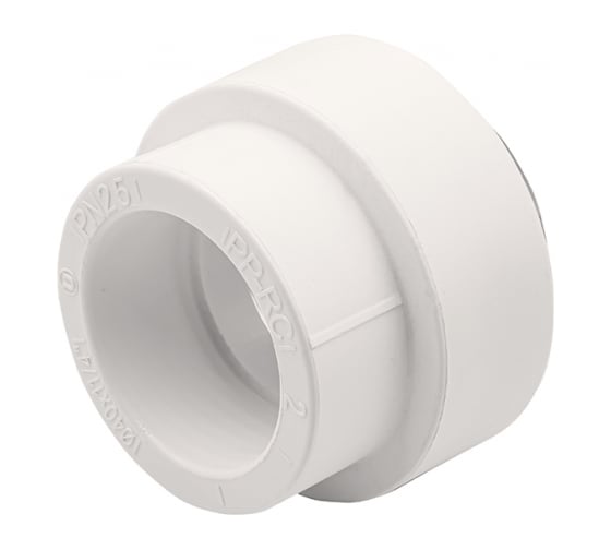 Комбинированная муфта VRT внутренняя, 40х1 1/4", под ключ, EVER plast, белый 538236