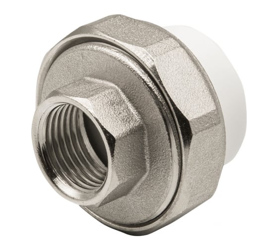 Комбинированная муфта VRT разъемная, внутренняя, 25х1/2", EVER plast, белый 532439