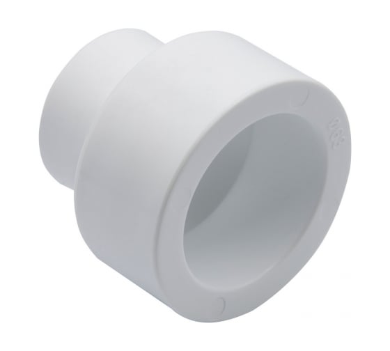 Переходная муфта VRT 63/32, наружная/внутренняя, EVER plast, белый 537533