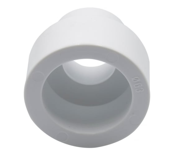 Переходная муфта VRT 63/32, наружная/внутренняя, EVER plast, белый 537533