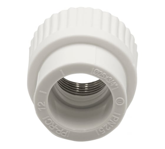 Комбинированная муфта VRT внутренняя, 25х3/4", EVER plast, белый 538228