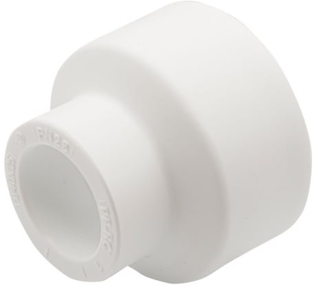 Переходная муфта VRT 40/25, внутренняя/внутренняя, EVER plast, белый 537495