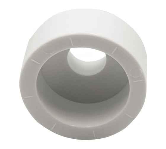 Переходная муфта VRT 50/25, внутренняя/внутренняя, EVER plast, белый 537504