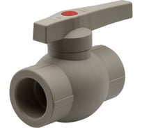 Шаровой кран VRT 32, ручка, PP-R EVER plast, серый 538459