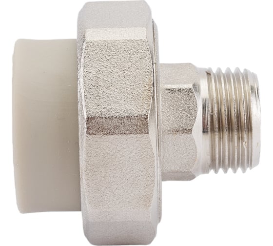 Комбинированная муфта VRT разъемная, наружная, 25х1/2", EVER plast, серый 540013
