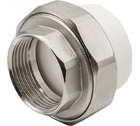 Комбинированная муфта VRT разъемная, внутренняя, 40х1 1/4", EVER plast, белый 532421